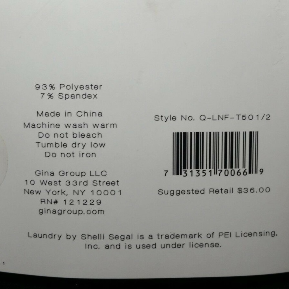 Black Fleece Lined Footless Tights Small Leggings - Picture 5 of 9